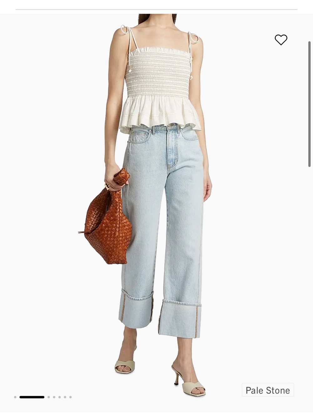 Veronica Beard Dylan High Rise Straight Ankle Jeans Cuffed Ankle Sz 31 NEW - Picture 1 of 13